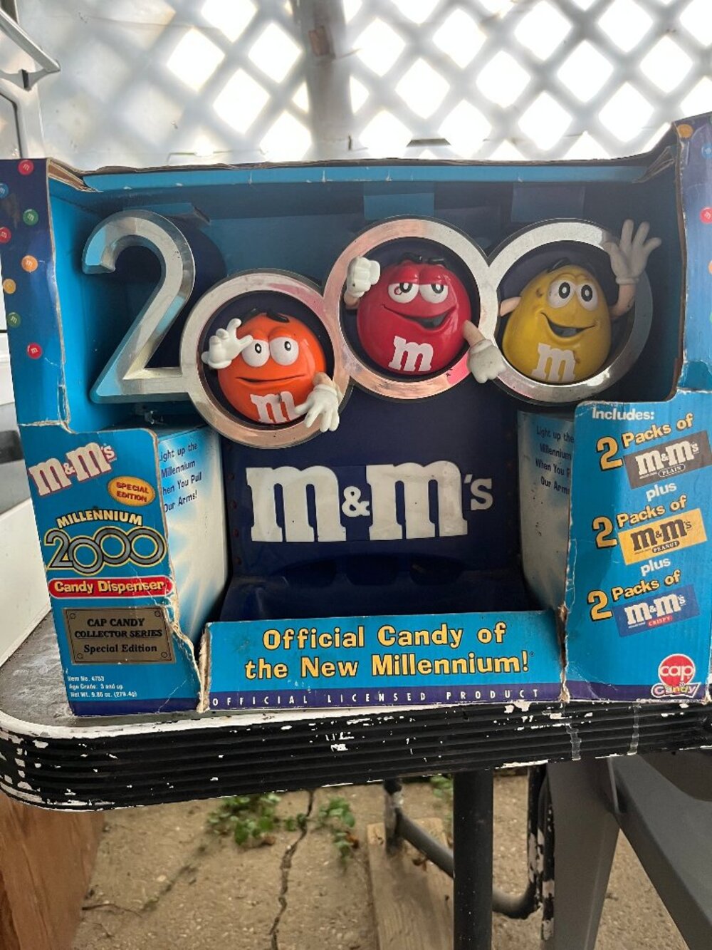 M&M's Millennium 2000 Special Edition Candy Dispenser